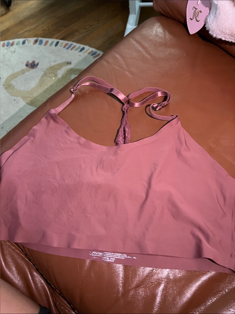 Source Unknown Rose Dust Seamless Bandeau Bralette